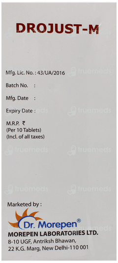 Drojust M Tablet 10 Drojust M Tablet 10